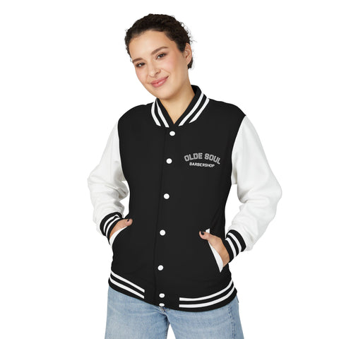 Olde Soul Barbershop Retro Letterman Jacket
