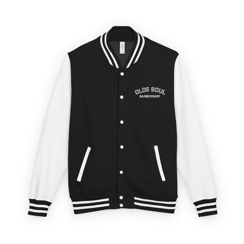 Olde Soul Barbershop Retro Letterman Jacket