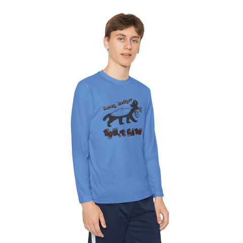 Honey Badger Don't Care Youth Long Sleeve Tee