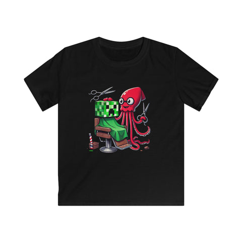 Exploding With Haircuts Softstyle Cotton T-Shirt for Young Trendsetters