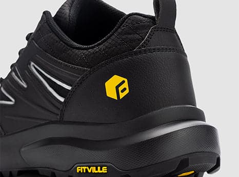 FitVille Men's Low-Top Sturdy Core Hiking Shoes by FitVille