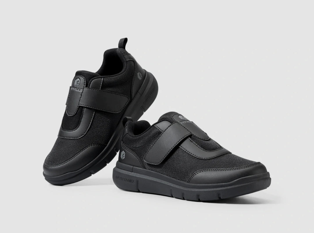 FitVille Men's EasyTop StrapEase Diabetic Shoes V4 by FitVille