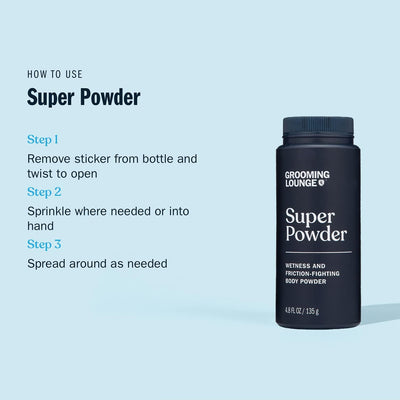 Grooming Lounge Super Powder - 3 Pack (Save $9) by Grooming Lounge