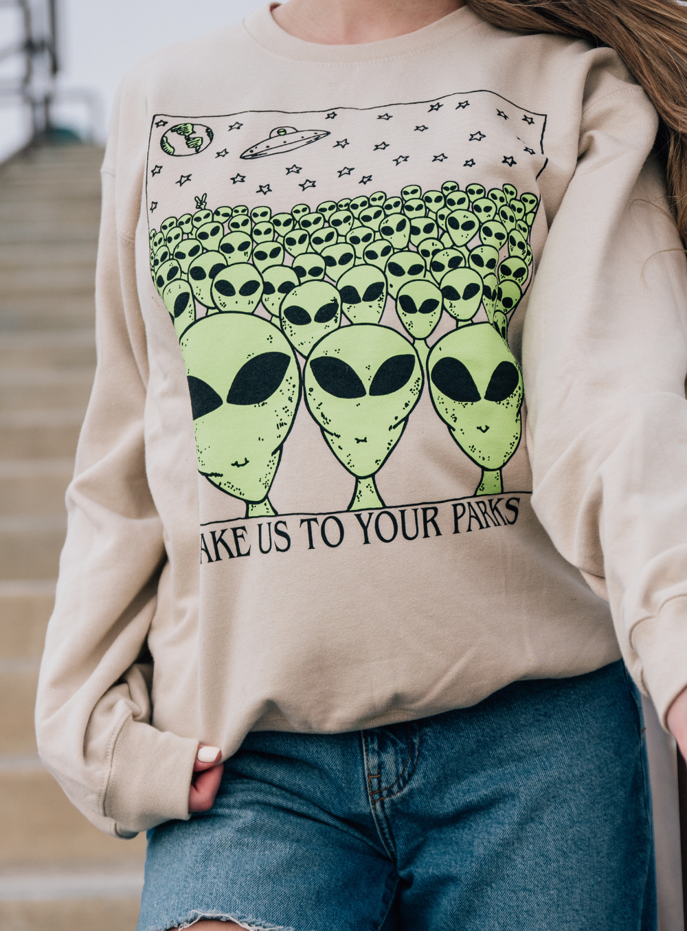 Alien Sweatshirt by Indy Brand