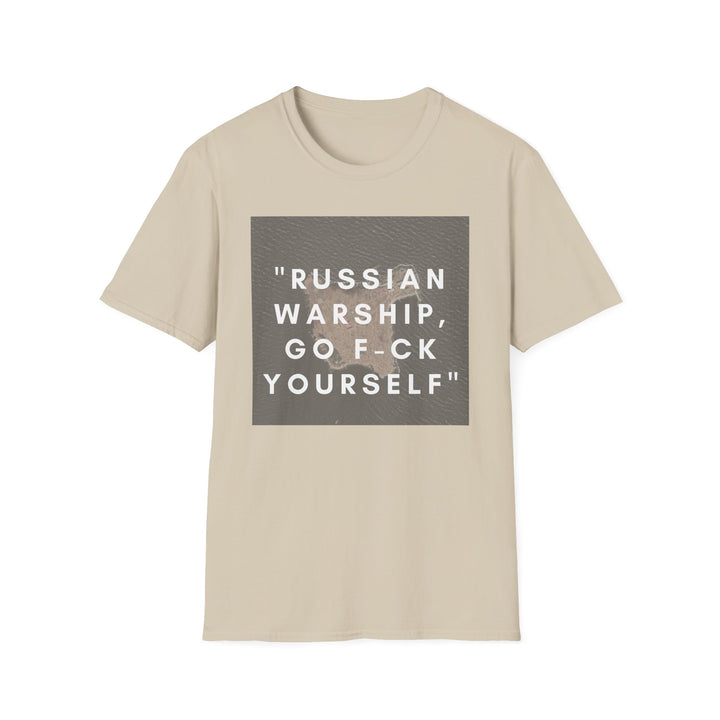 'Russian Warship, Go F-ck Yourself' Unisex Softstyle T-Shirt