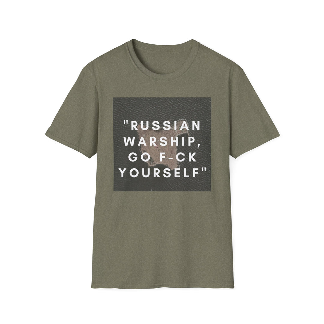 'Russian Warship, Go F-ck Yourself' Unisex Softstyle T-Shirt