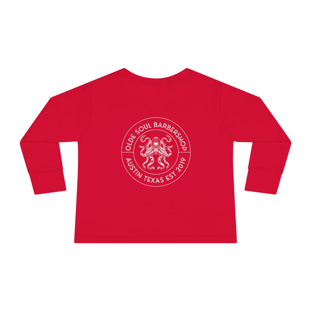 Gold Patch Toddler Long Sleeve Tee