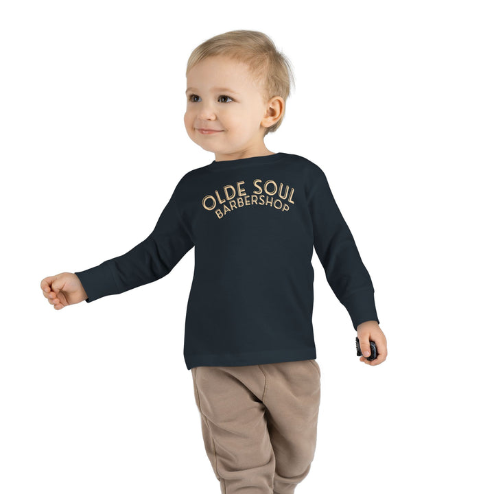 Gold Patch Toddler Long Sleeve Tee