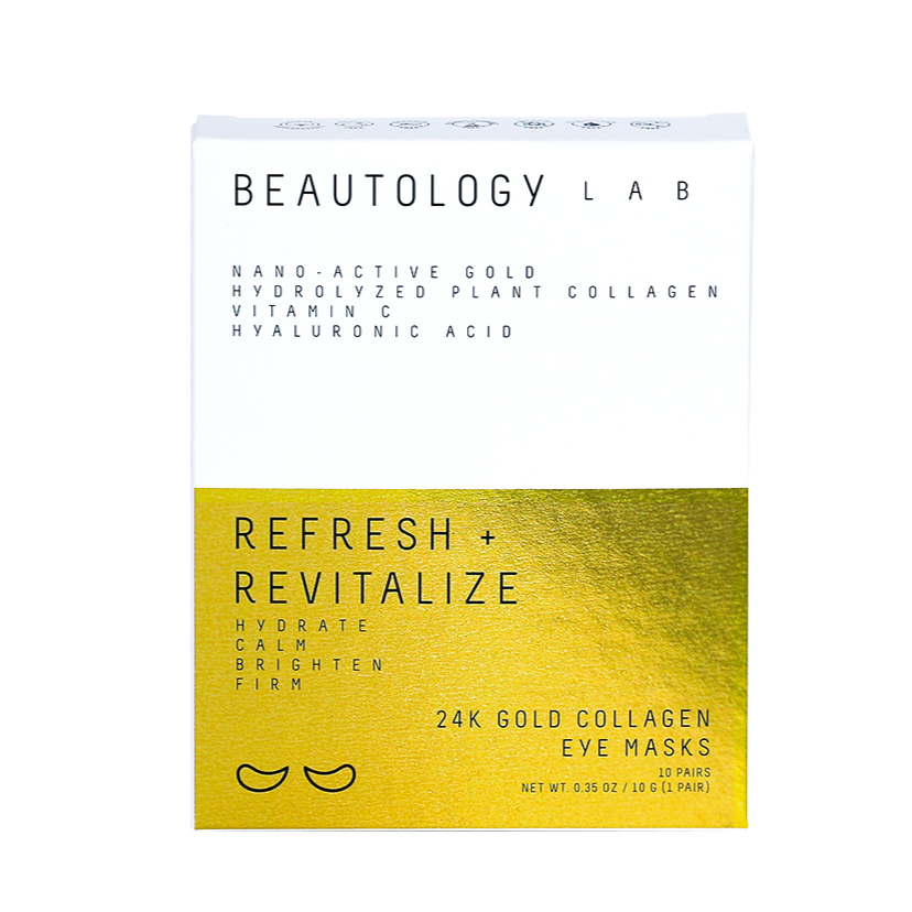 24K GOLD COLLAGEN EYE MASKS by BEAUTOLOGY LAB