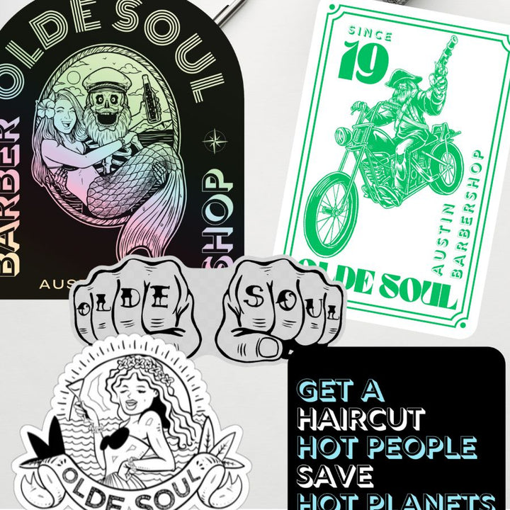 OLDE SOUL STICKERS (LOCAL PICK-UP ONLY)