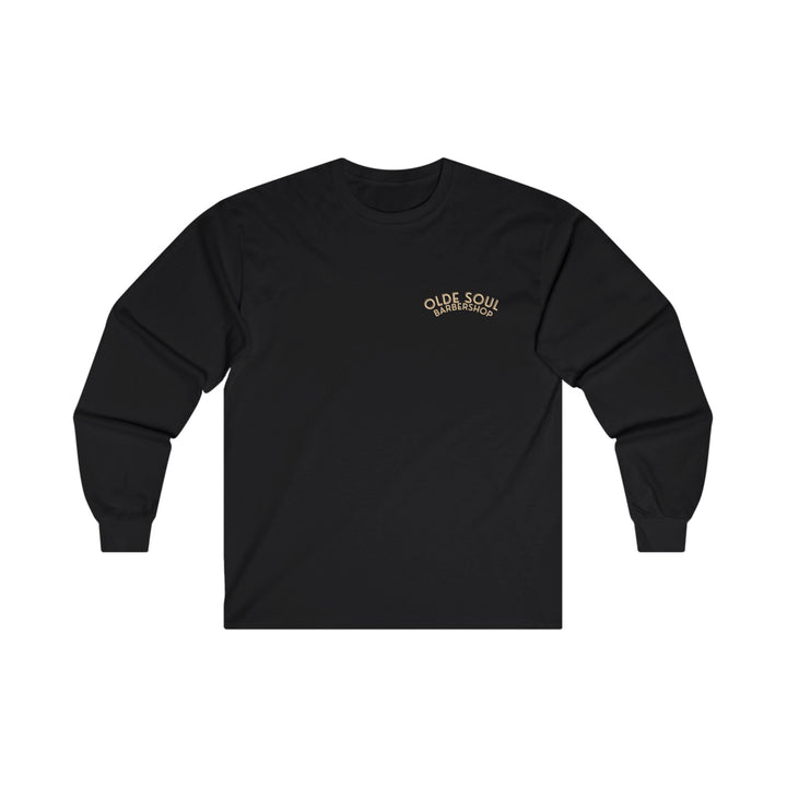 Gold Patch Cotton Long Sleeve Tee