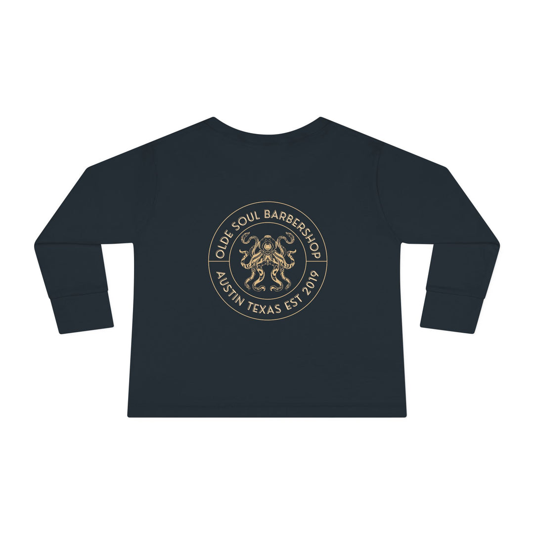 Gold Patch Toddler Long Sleeve Tee