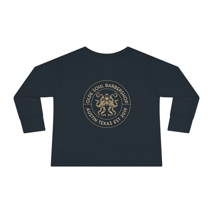 Gold Patch Toddler Long Sleeve Tee