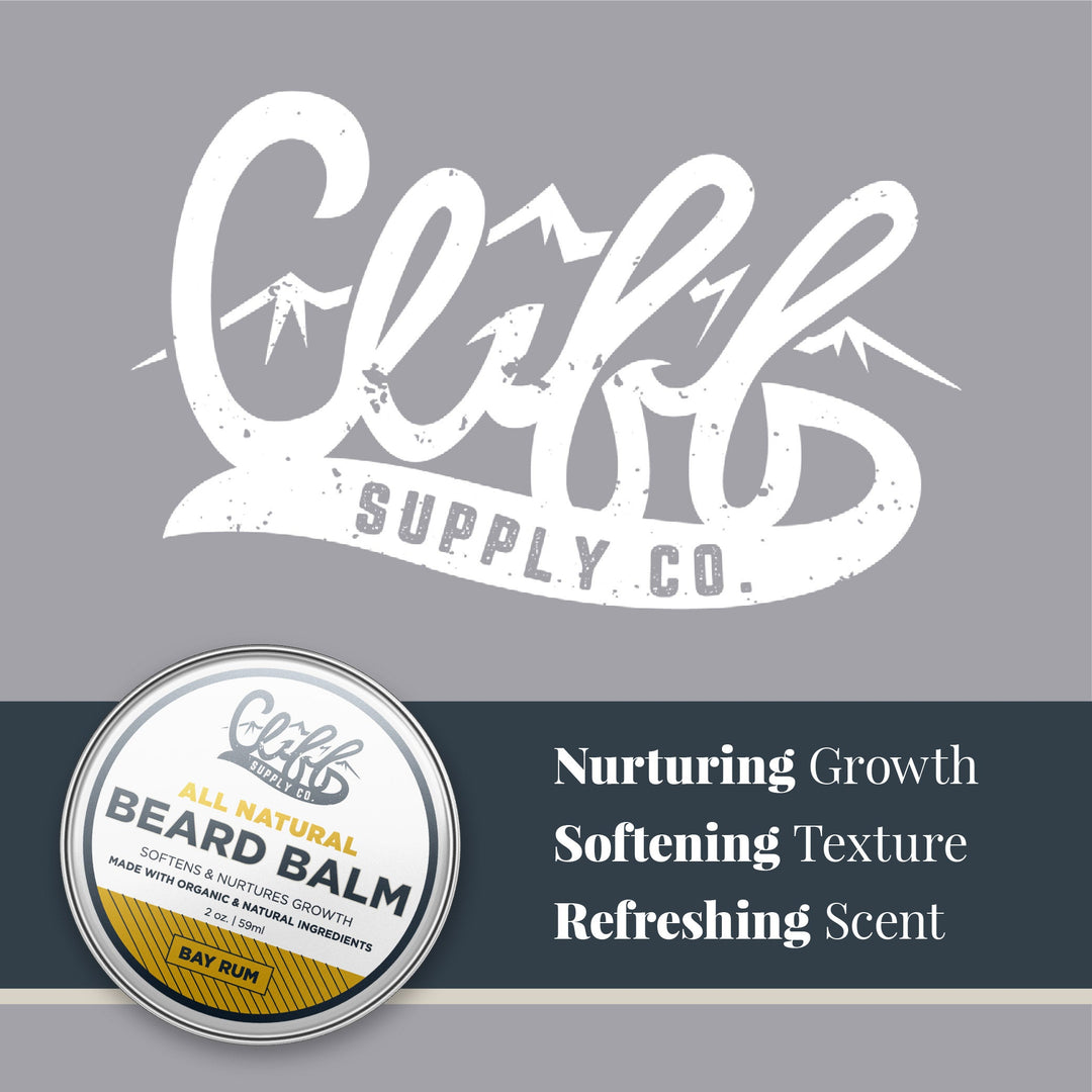 Beard Balm Puck - Bay Rum by Cliff Supply