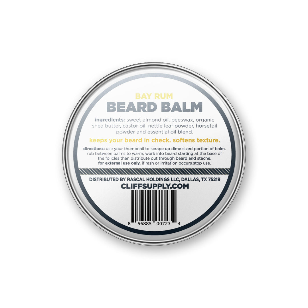 Beard Balm Puck - Bay Rum by Cliff Supply