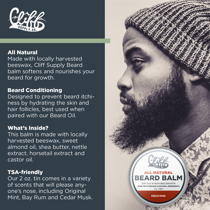 Beard Balm Puck - Cedar Musk by Cliff Supply