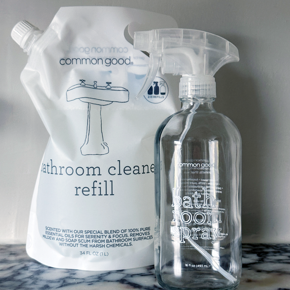 Bathroom Cleaner Refill Pouch, 34 Fl Oz by Common Good