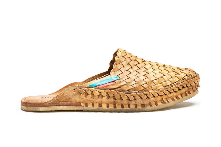 Woven City Slipper in Honey + Stripes by Mohinders