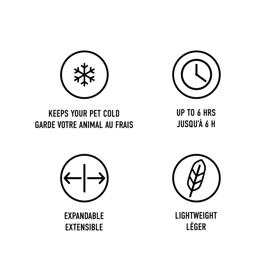 ICE BAND - Dog Cooling Bandana - Blue by GF Pet