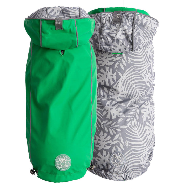 Reversible Elasto-Fit Raincoat - Green by GF Pet