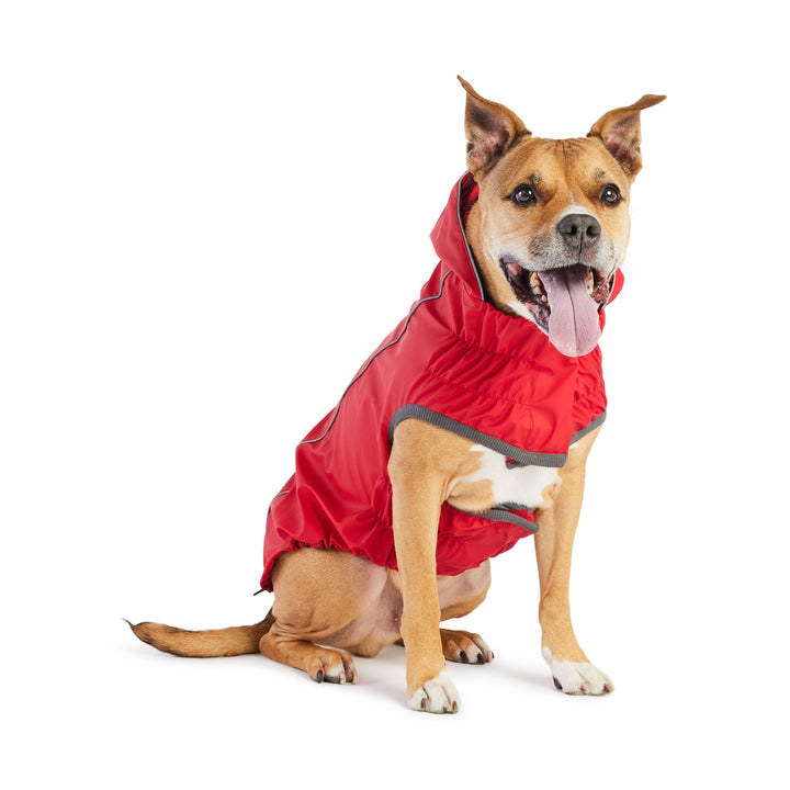 Reversible Elasto-Fit Raincoat - Red/Red by GF Pet