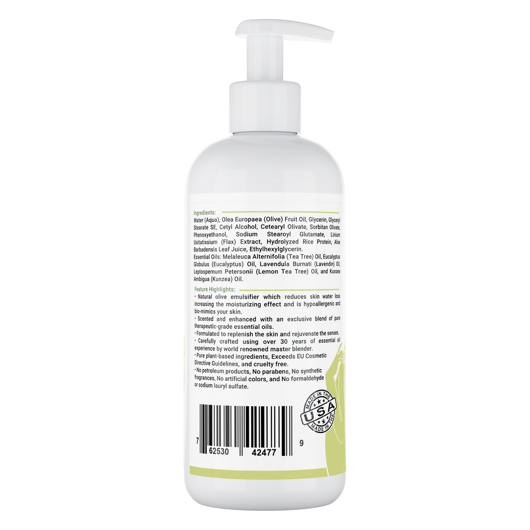 Morgan Cosmetics Hand & Body Lotion Tea Tree & Lemon 12 oz by Morgan Cosmetics