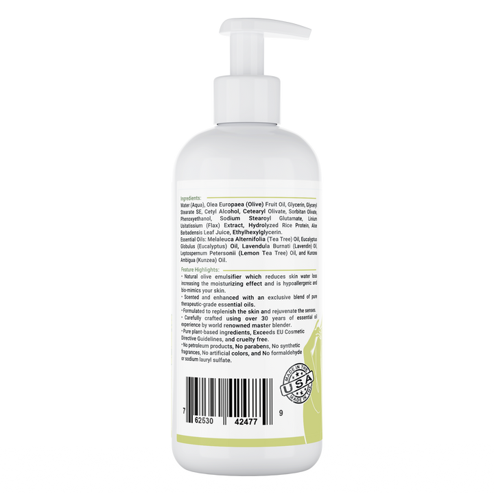 Morgan Cosmetics Hand & Body Lotion Tea Tree & Lemon 12 oz by Morgan Cosmetics