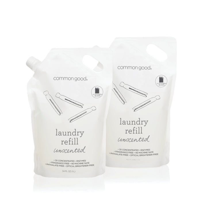 Laundry Detergent Refill Pouch, 34 Fl Oz by Common Good