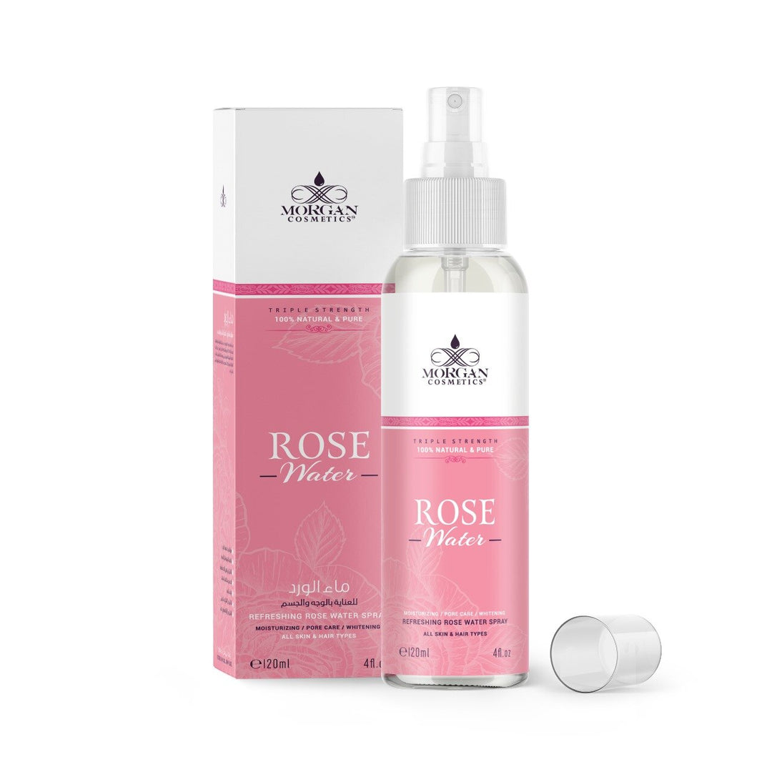 Pure Moroccan Rose Water 4 oz by Morgan Cosmetics