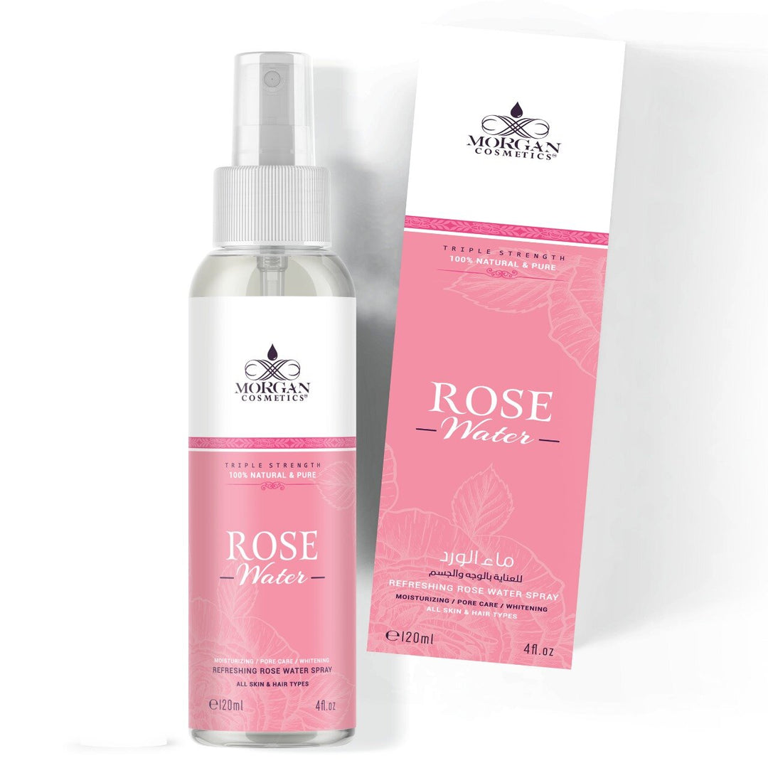 Pure Moroccan Rose Water 4 oz by Morgan Cosmetics