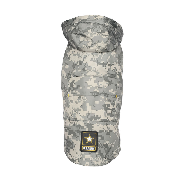 US Army Packable Dog Raincoat - Camo by GF Pet