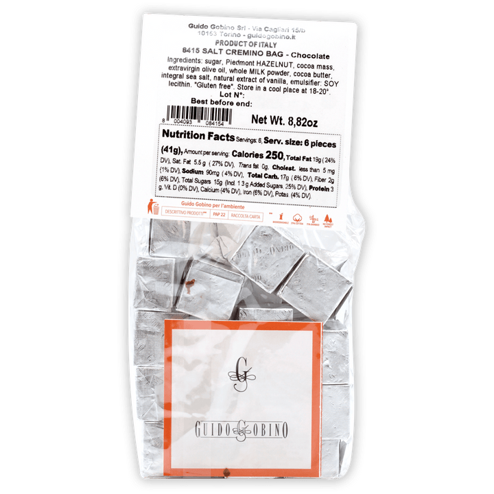 Guido Gobino Sea Salt Cremino Bag by Bar & Cocoa