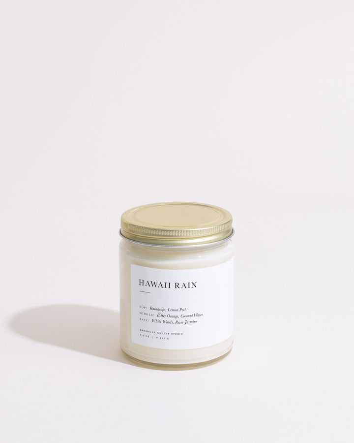 Hawaii Rain Minimalist Candle by Brooklyn Candle Studio