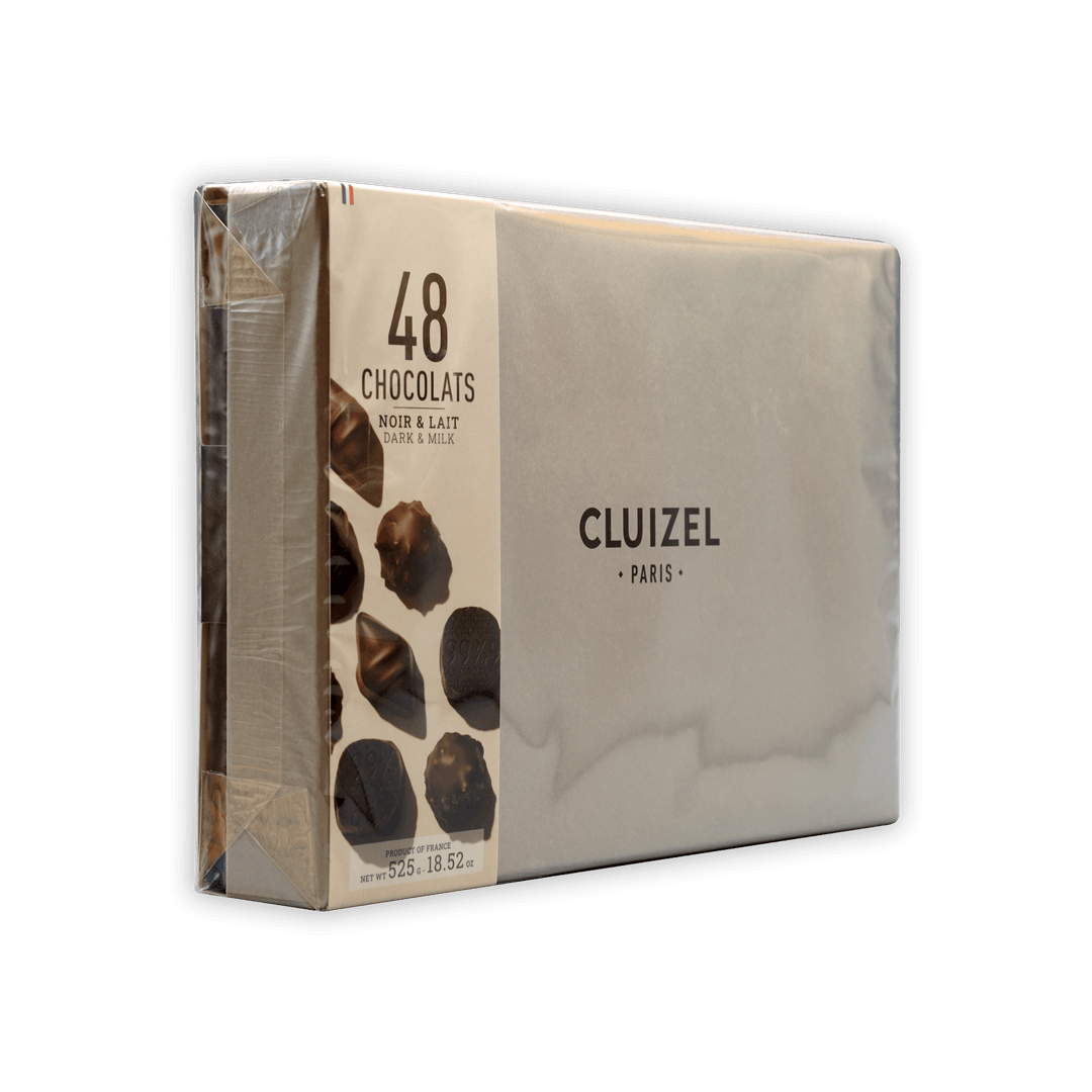 Michel Cluizel 48-Piece Chocolate Bon Bons Gift Box (Mixed) by Bar & Cocoa