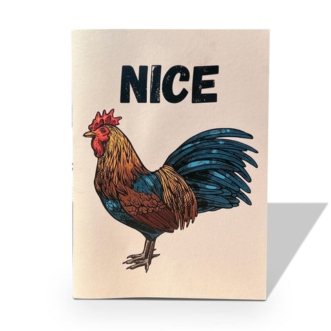 Nice Cock - Rooster Prank Greeting Card by DickAtYourDoor