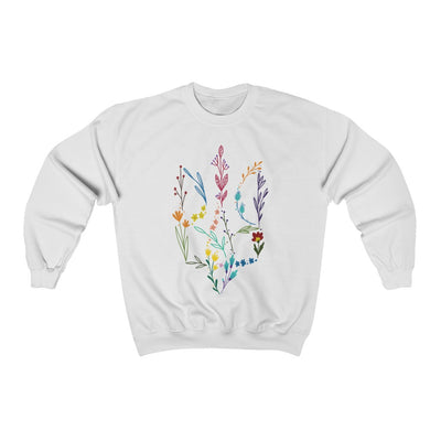 Floral Tryzub Crewneck Sweatshirt