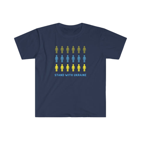 'Stand With Ukraine' Unisex Softstyle T-Shirt