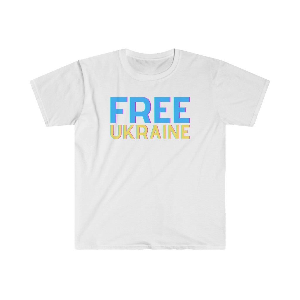 'Free Ukraine' Unisex Softstyle T-Shirt