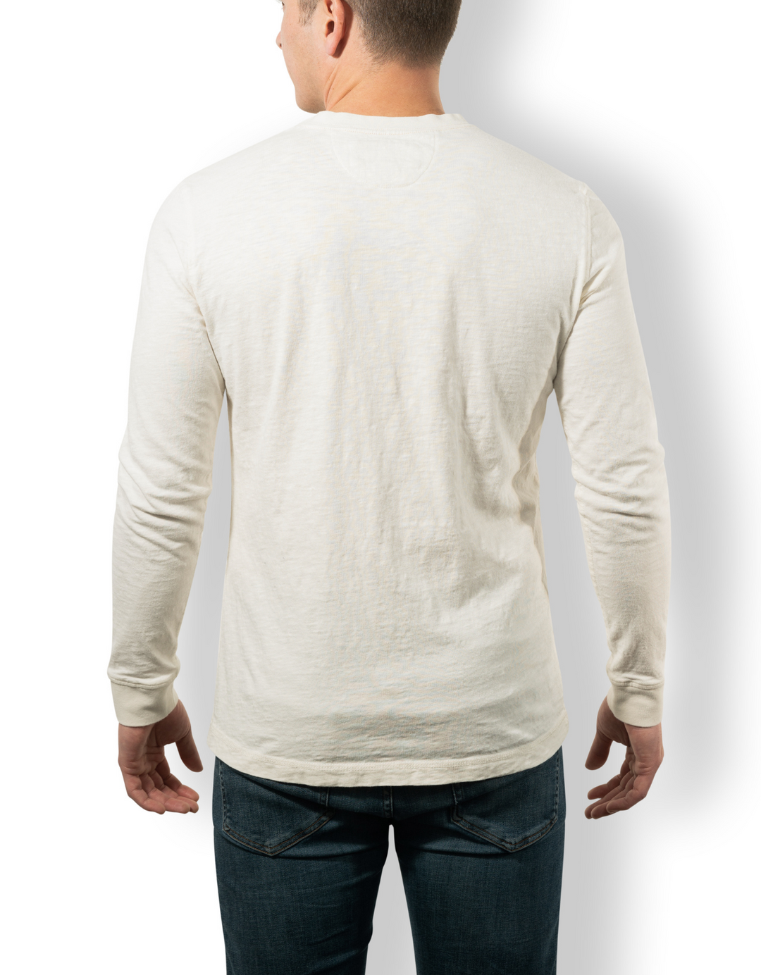 THE FAST EDDIE - SLUB COTTON HENLEY by Bajallama