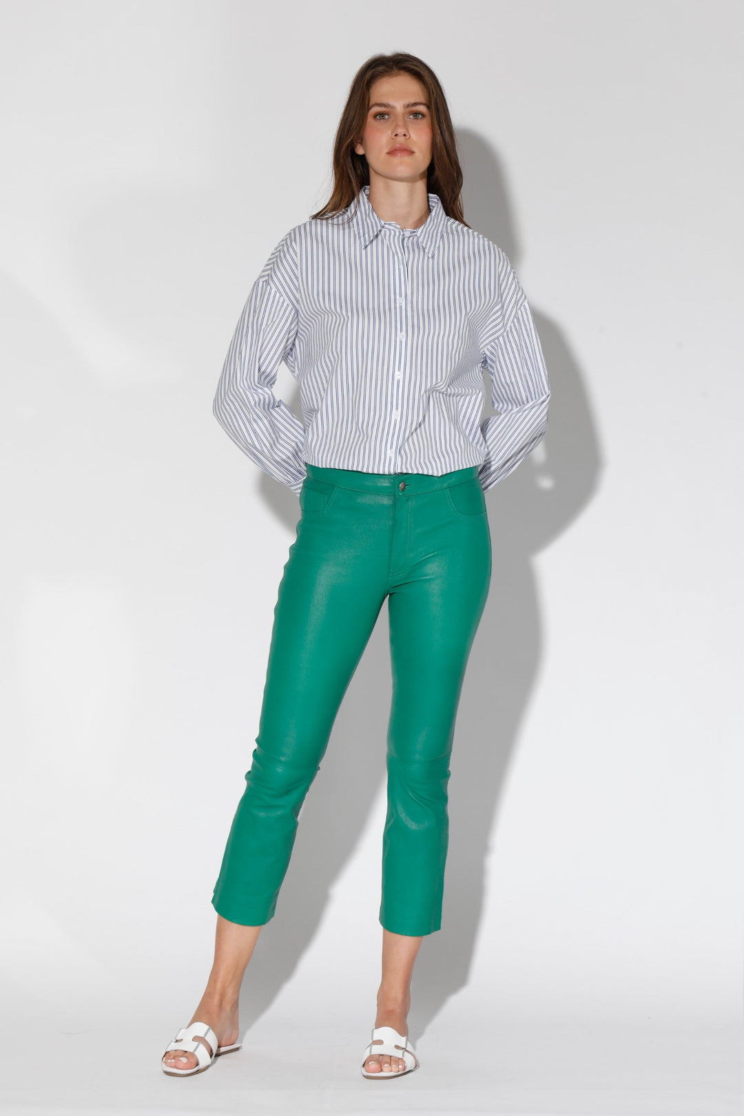 Tony Pant, Clover - Stretch Leather by Walter Baker