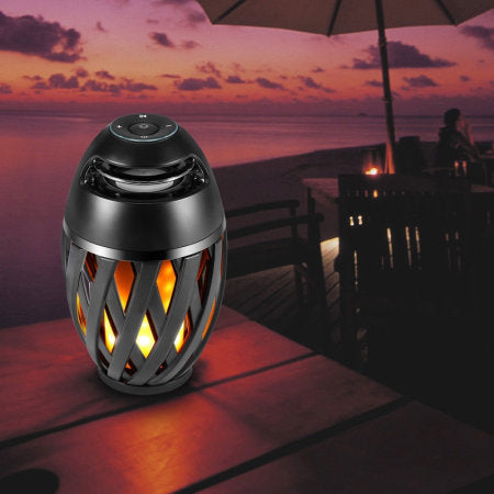 Tiki Tiki To To Outdoor LED Torch With Bluetooth Speaker by VistaShops