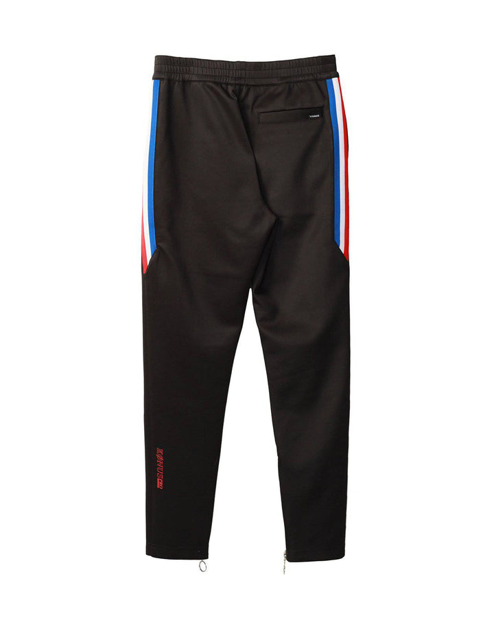 Konus Men's Track Pants With Knit Tape detail in Black by Shop at Konus