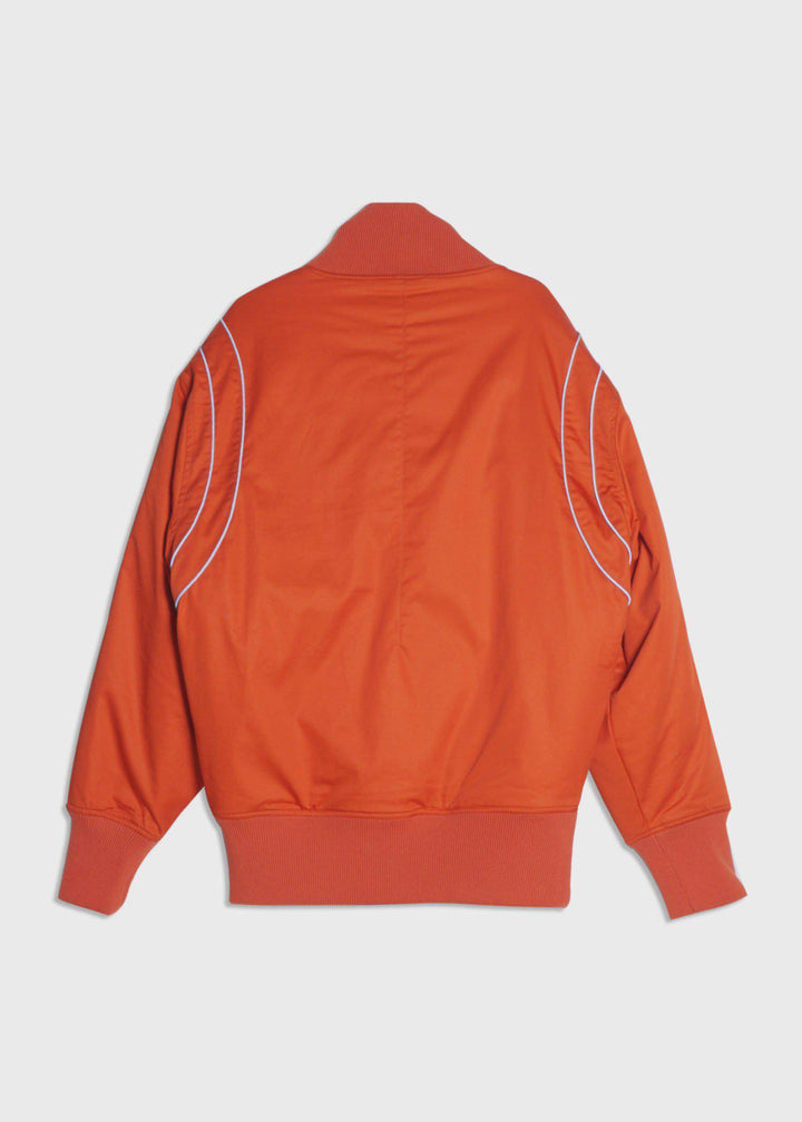 Men's Oversize Bomber Jacket in Orange by Shop at Konus