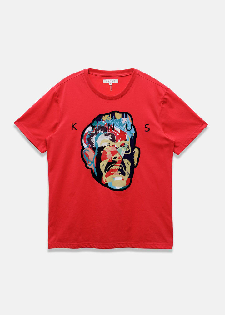 Konus Men's Graphic Tee in Red by Shop at Konus