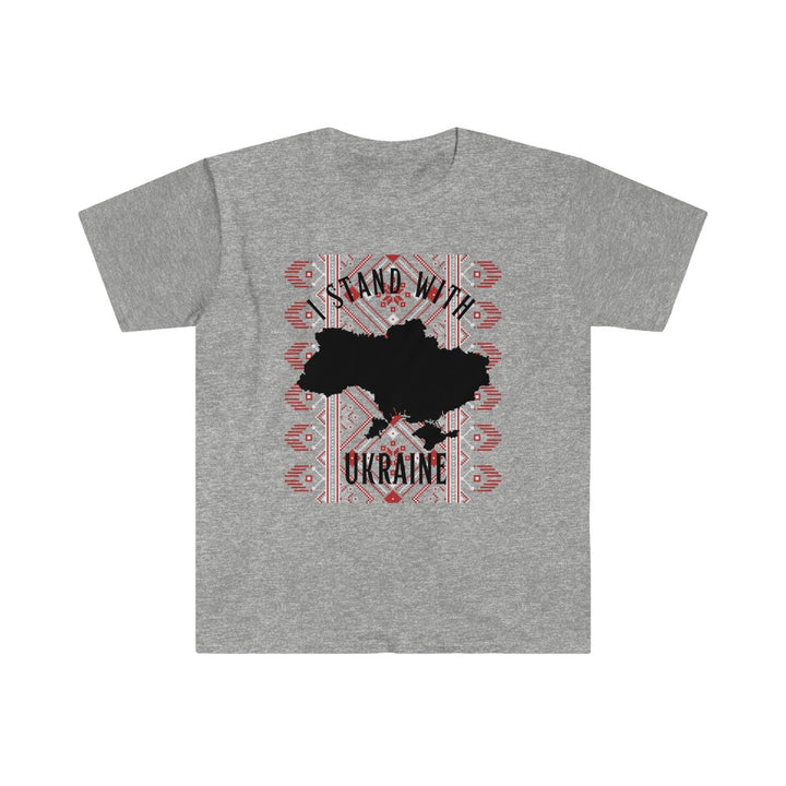 'I Stand With Ukraine' With Vishivanka Unisex Softstyle T-Shirt