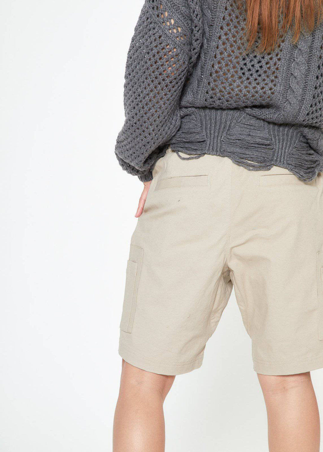 Konus Men's Cargo Shorts in Khaki by Shop at Konus