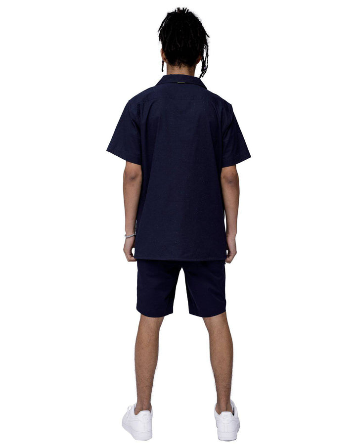 Konus Men's Short Sleeve Tee w/ Seam Detail In Navy by Shop at Konus