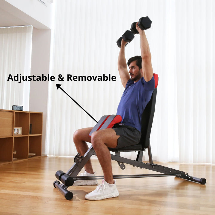 Multi-Functional FID Weight Bench for Full-Body Workout by Finer Form