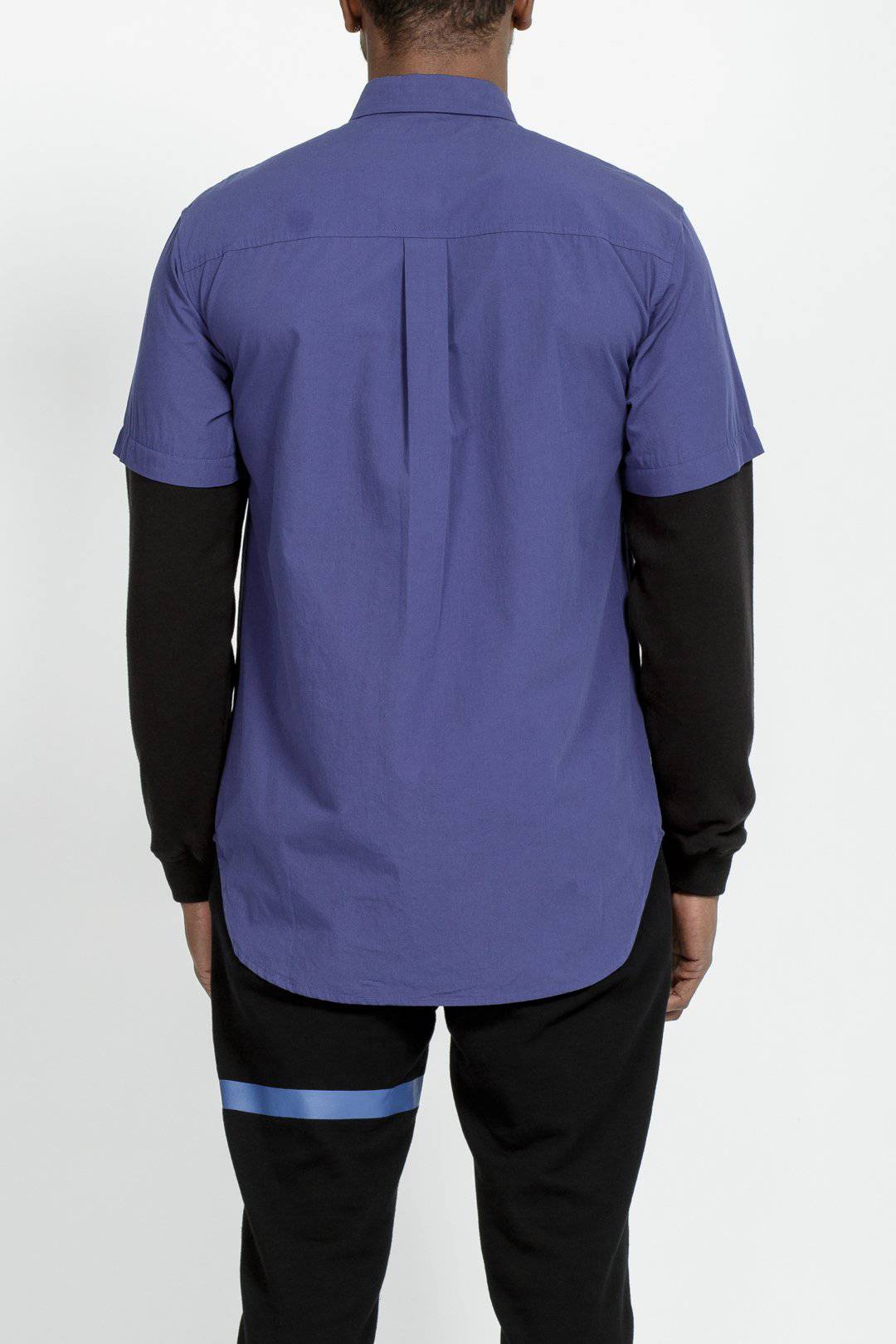 Men's 2 Layer Shirt in Deep Cobalt by Shop at Konus