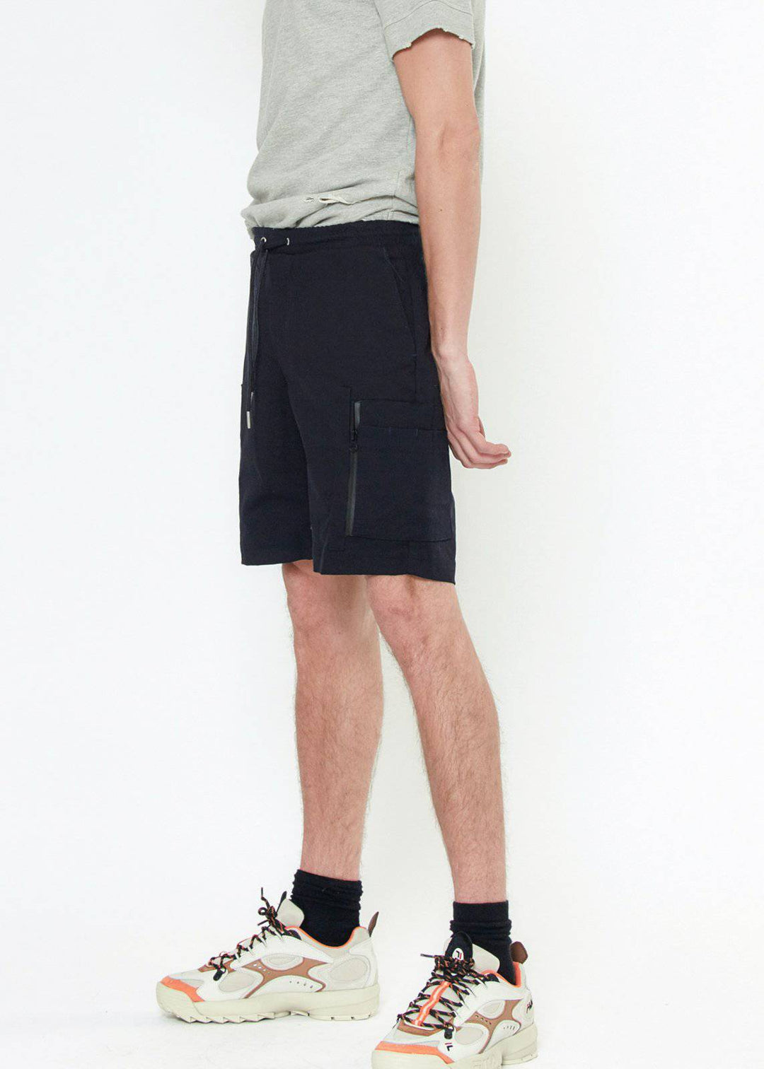 Konus Men's Cargo Shorts in Navy by Shop at Konus